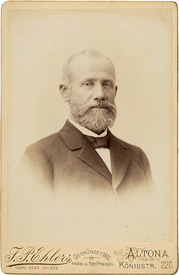 Altona Kabinettaufnahme Männerbrustbild