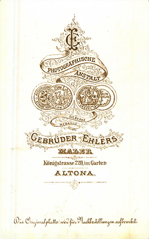 CDV Ehlers: Hoher Offizier - Verso