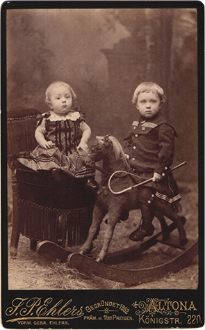 110105 - CDV - Altona - Ehlers - 2 Kinder - klein