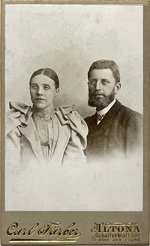 CDV Altona Frber Paarbildnis recte