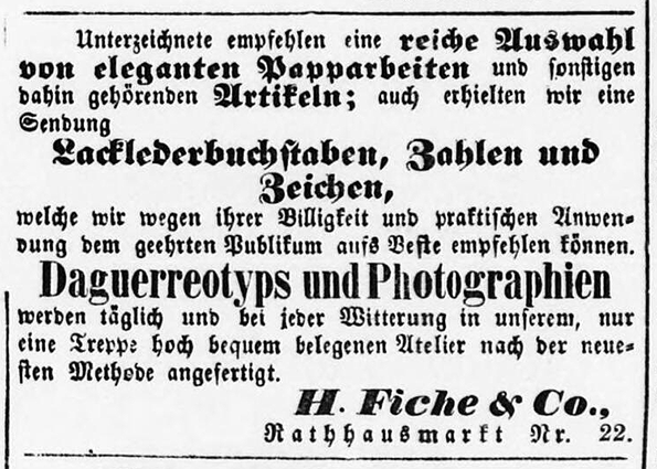 Altonaer Nachrichten vom 10.09.1854