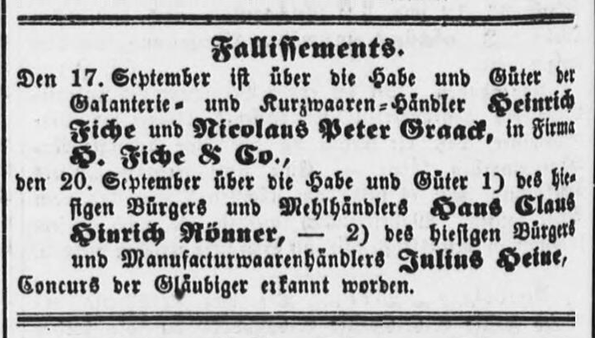 Altonaer Nachrichten vom 22.09.1855