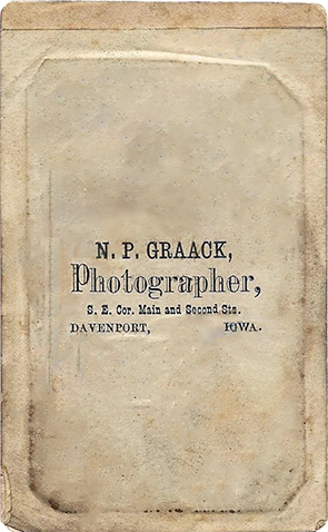 Ferrotype 2 Graack verso
