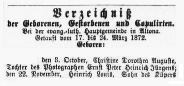 Altonaer Nachrichten vom 28. 03. 1872