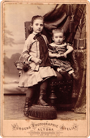 CDV Jrgens - Kinderdoppelganzfoto - recte