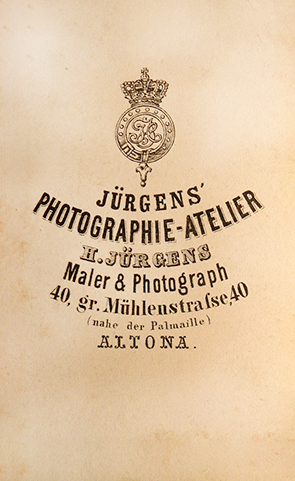 Altona CDV Jrgens - Damenganzbild verso