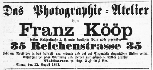 Altonaer Nachrichten vom 16. 08. 1863