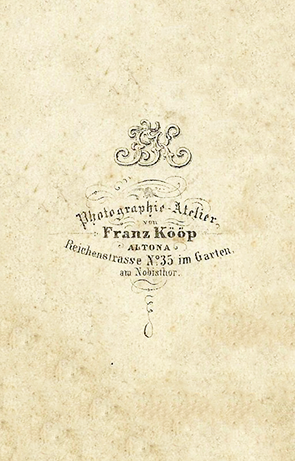 Altona Kööp Frauenbildnis - Revers