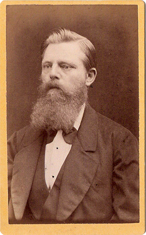 CDV Kööp - Herrenbrustbild - recte