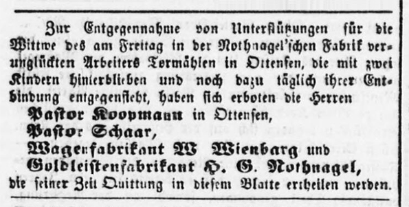 Altonaer Nachrichten vom 18. 03. 1855