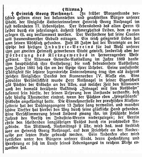 Altonaer Nachrichten vom 20. 08. 1901