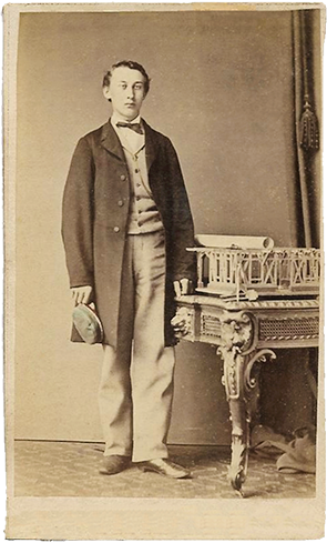 CDV Altona Nothnagel - Student - Ganzbild recte