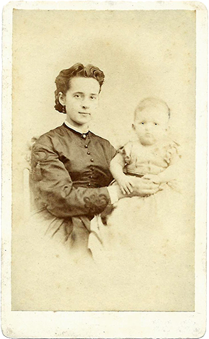 CDV Altona Rhe - Frau mit Kind - recte