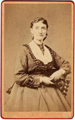 Scharff - CDV - Frauenportrait recte