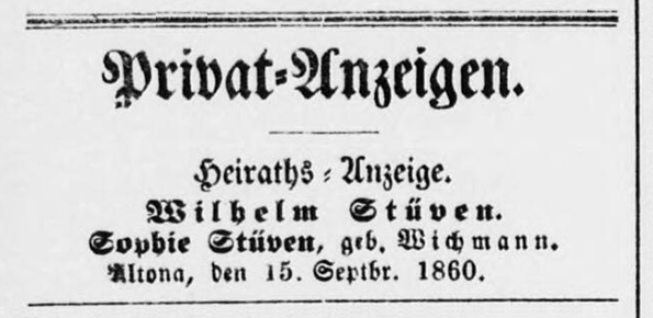 Altonaer Nachrichten vom 19. 09. 1860
