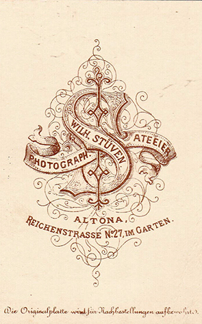 110119 - CDV - Altona Stueven Frau - verso - klein