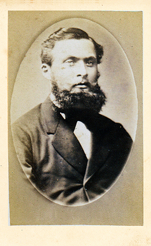 CDV Altona Weber Bärtiger Mann recte