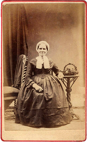 CDV Altona - Weber - Dame, sitzend - recte