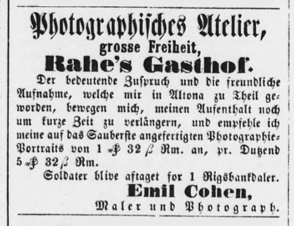 Altonaer Nachrichten vom 18. 07. 1856