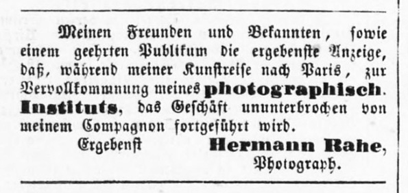 Altonaer Nachrichten vom 11. 08. 1857