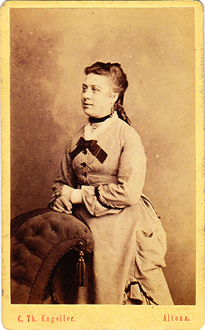 CDV Engeller - Altona - Frauenbildnis