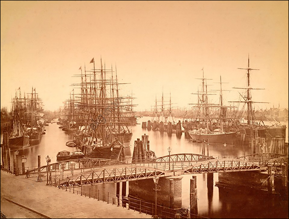 Irmert - Segelschiffe im Hamburger Hafen