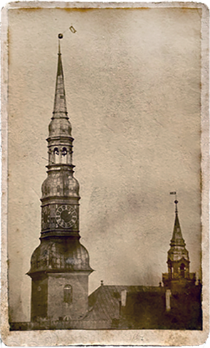 CDV Sprinckstub - Altona - Kirche St. Trinitatis recte