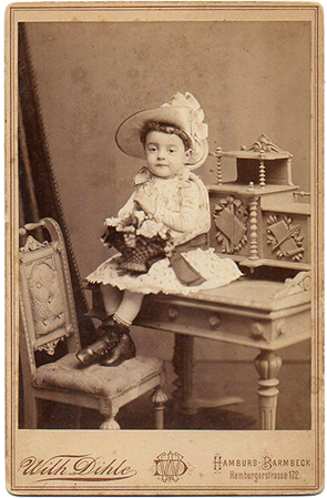 CDV Wilhelm Dihle: Kinderbildnis