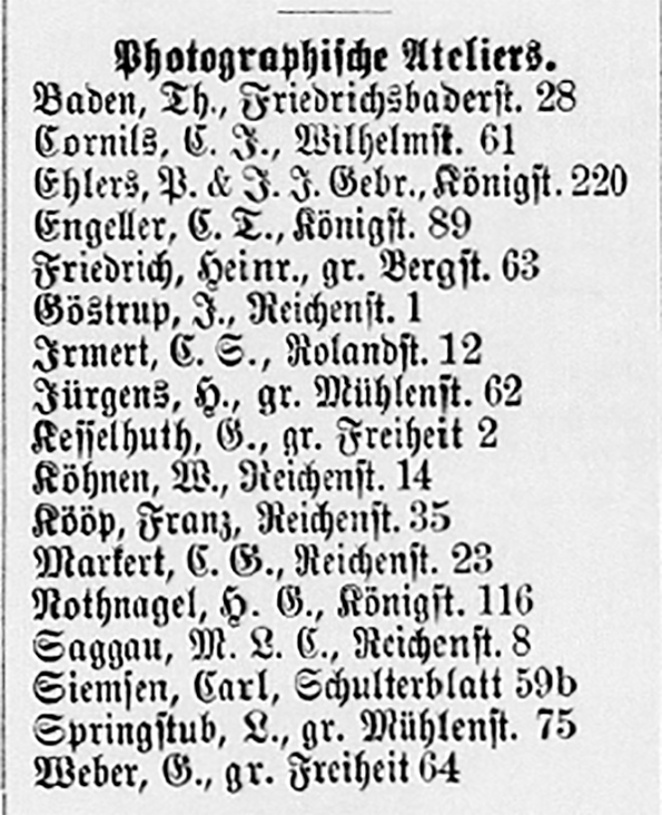 110142 Altona Kesselhuth - Adressbucheintrag klein
