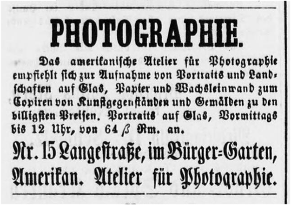 Altonaer Nachrichten vom 15. 08. 1860