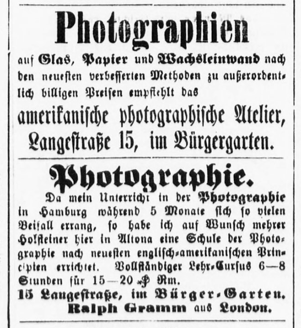 Altonaer Nachrichten vom 26. 08. 1860