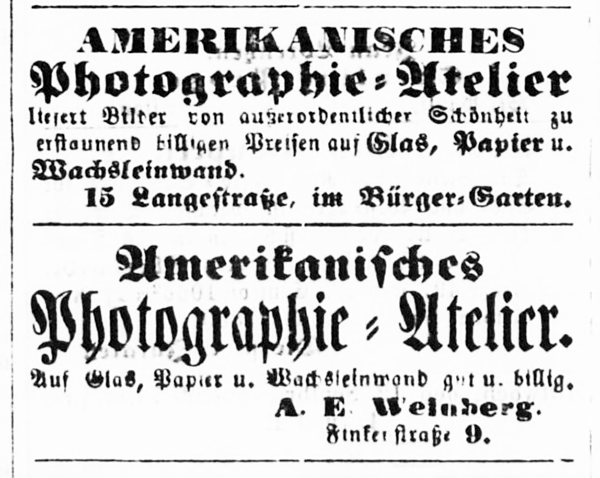 Altonaer Nachrichten vom 09. 09. 1860
