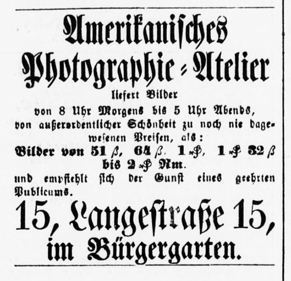 Altonaer Nachrichten vom 23. 09. 1860