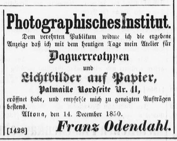 Altonaer Nachrichten vom 21.12.1850