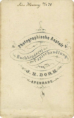 Apenrade - Dorr - Herrenportrait - Revers