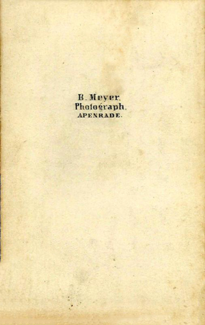 Apenrade Meyer Frauenbildnis - Revers