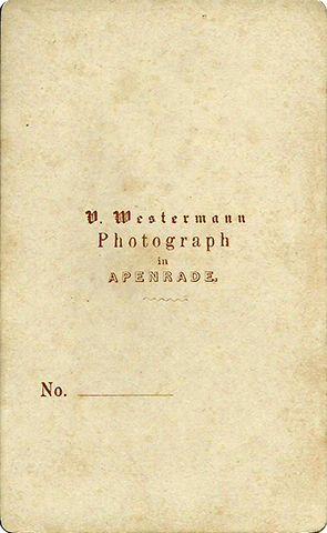Apenrade Westermann Frauenbildnis - Revers
