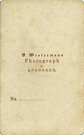 110209 - CDV - Apenrade Westermann  cdv_02 - verso - klein