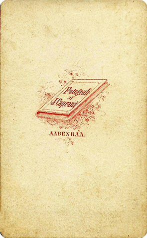 Apenrade Caprani Frauenbildnis - Revers