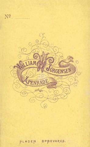 Apenrade Jrgensen Soldatenbrustbild - Revers