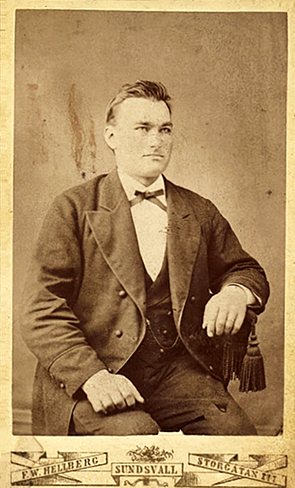 CDV Hellberg - Herrenportrait - recte