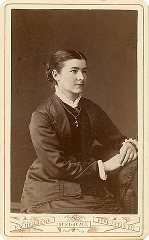 CDV Hellberg - Frauenportrait - recte