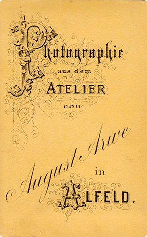 Barmstedt - Arwe - Frauenbildnis Alfeld verso