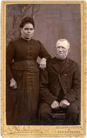 CDV Bredstedt Michelsen Paarportrait recte