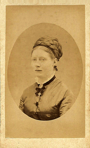 CDV Zacharias - Frauenbildnis - recte
