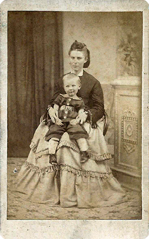 CDV Mittelheuser - Mutter und Kind - recte
