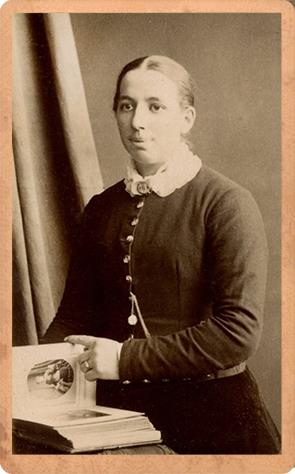 111301 - CDV-  Eckernfrde  - Baasch. Johann Fr. Dame - recte - klein
