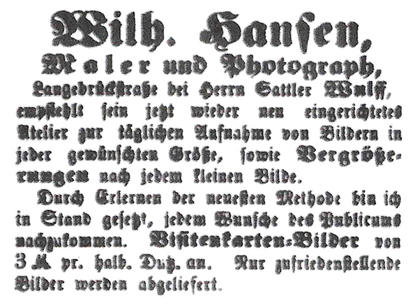 Eckernfrde - Hansen Annonce_1881 klein