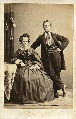 CDV Eckernfrde - Khn - Paarportrait recte