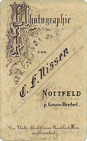 111306 - CDV - Eckernfoerde - Nissen verso - klein
